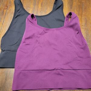 Victoria's Secret Purple & Black Sports Bras